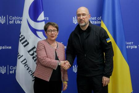 Денис Шмигаль провів зустріч з Президенткою ЄБРР Оділь Рено-Бассо
