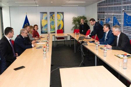 Герман Галущенко під час візиту до Брюсселя провів зустріч з Марошем Шефчовичем