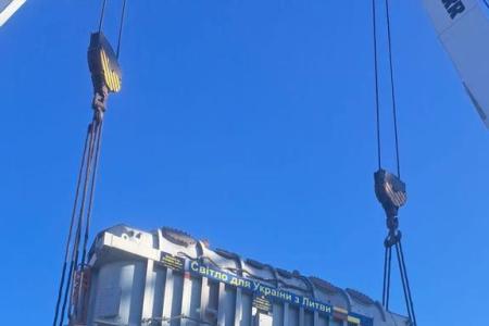 Посилення стійкості енергосистеми: Україна отримала від Литви другий потужний автотрансформатор