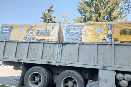 Міжнародна допомога: Укрзалізниця отримала 23 електростанції резервного живлення від донорів з Нідерландів та Швейцарії