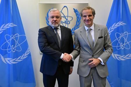 Герман Галущенко і гендиректор МАГАТЕ Рафаель Гроссі обговорили подальшу співпрацю у сфері ядерної безпеки в Україні