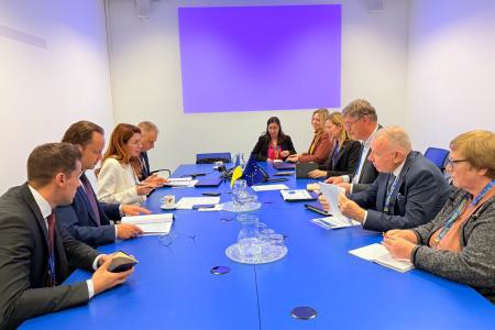 На полях Генконференції МАГАТЕ Світлана Гринчук провела низку зустрічей із міжнародними партнерами