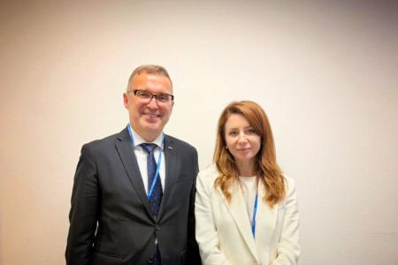 На полях Генконференції МАГАТЕ Світлана Гринчук провела низку зустрічей із міжнародними партнерами