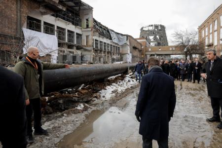 Денис Шмигаль з міжнародними партнерами відвідав одну зі столичних ТЕЦ