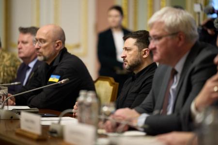 Денис Шмигаль взяв участь у зустрічі Володимира Зеленського з Йонасом Гаре Стере