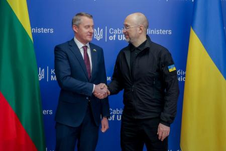 Денис Шмигаль провів зустріч з Міністром енергетики Литви Жигімантасом Вайчюнасом