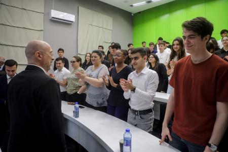Денис Шмигаль розповів азербайджанським студентам про досвід України у забезпеченні енергетичної стійкості