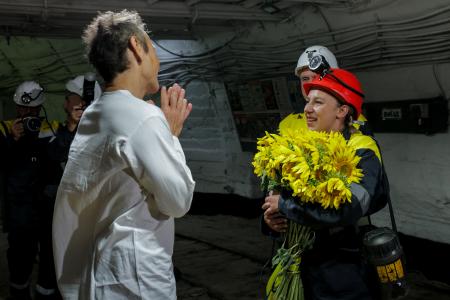 Денис Шмигаль відвідав шахтарів на Дніпровщині та подякував їм за стійкість і відданість справі 