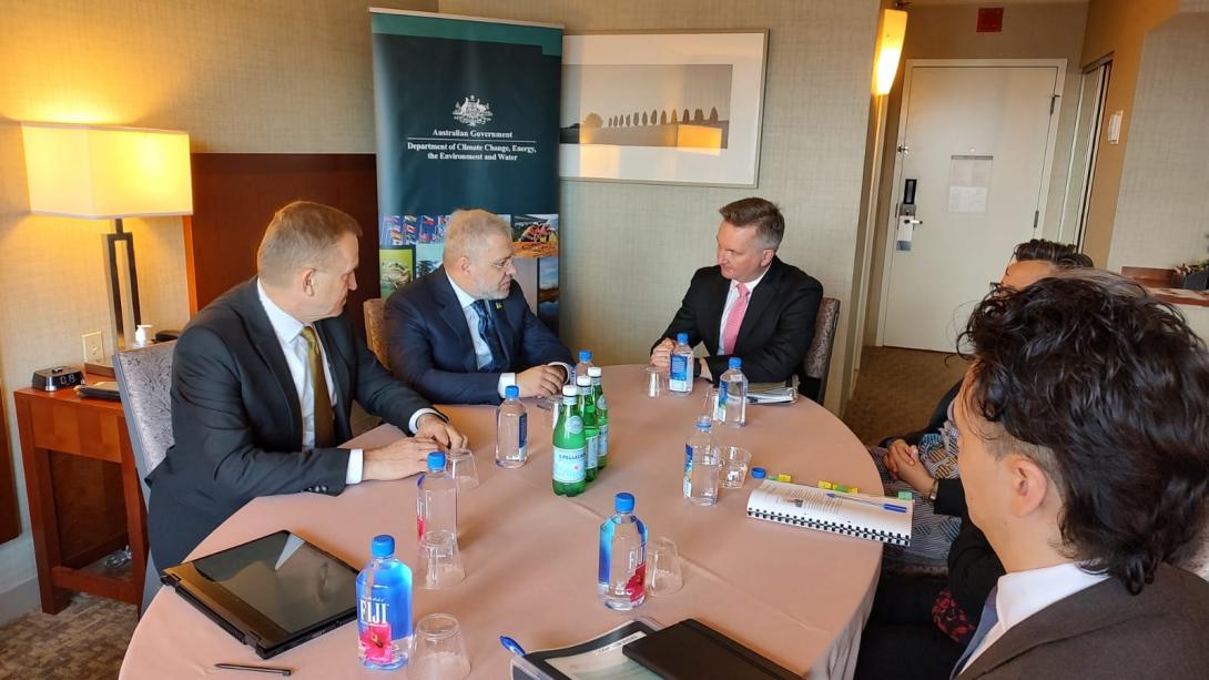 Герман Галущенко обговорив з міністром енергетики Австралії Крісом Боуеном протидію російському енергетичному шантажу