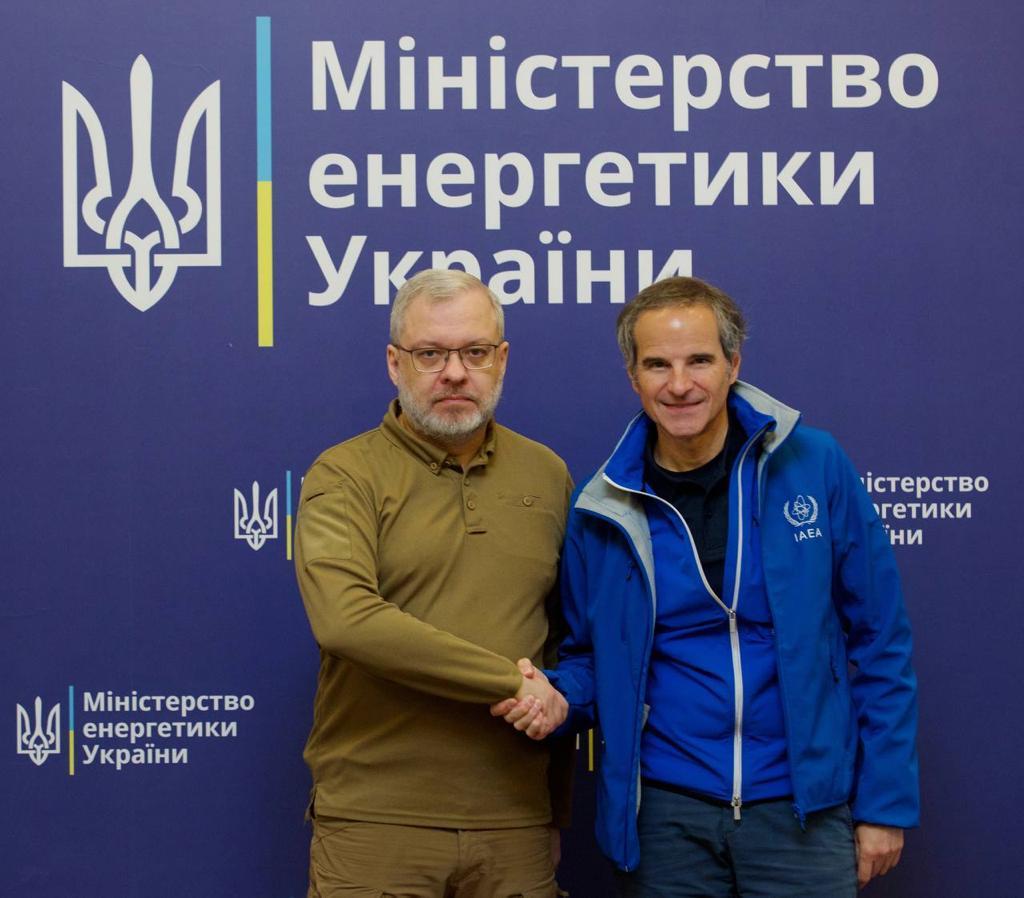 Найважливіше - забезпечити безпеку на ЗАЕС та її роботу після деокупації - зустріч Германа Галущенка і Рафаеля Гроссі