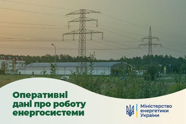 Ситуація в енергосистемі на 21 липня: через негоду знеструмлені майже 80 населених пунктів у 7 областях, дефіцит в енергосистемі відсутній