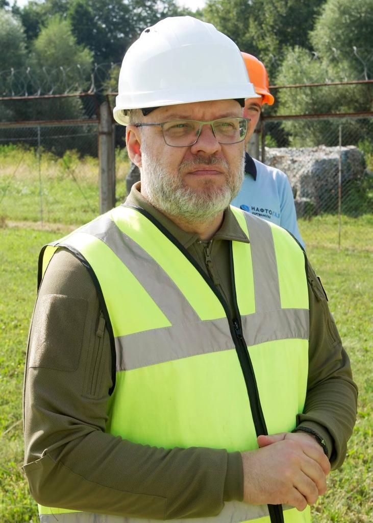 Герман Галущенко під час візиту на один з об’єктів АТ «Укртрансгаз» у Львівській області