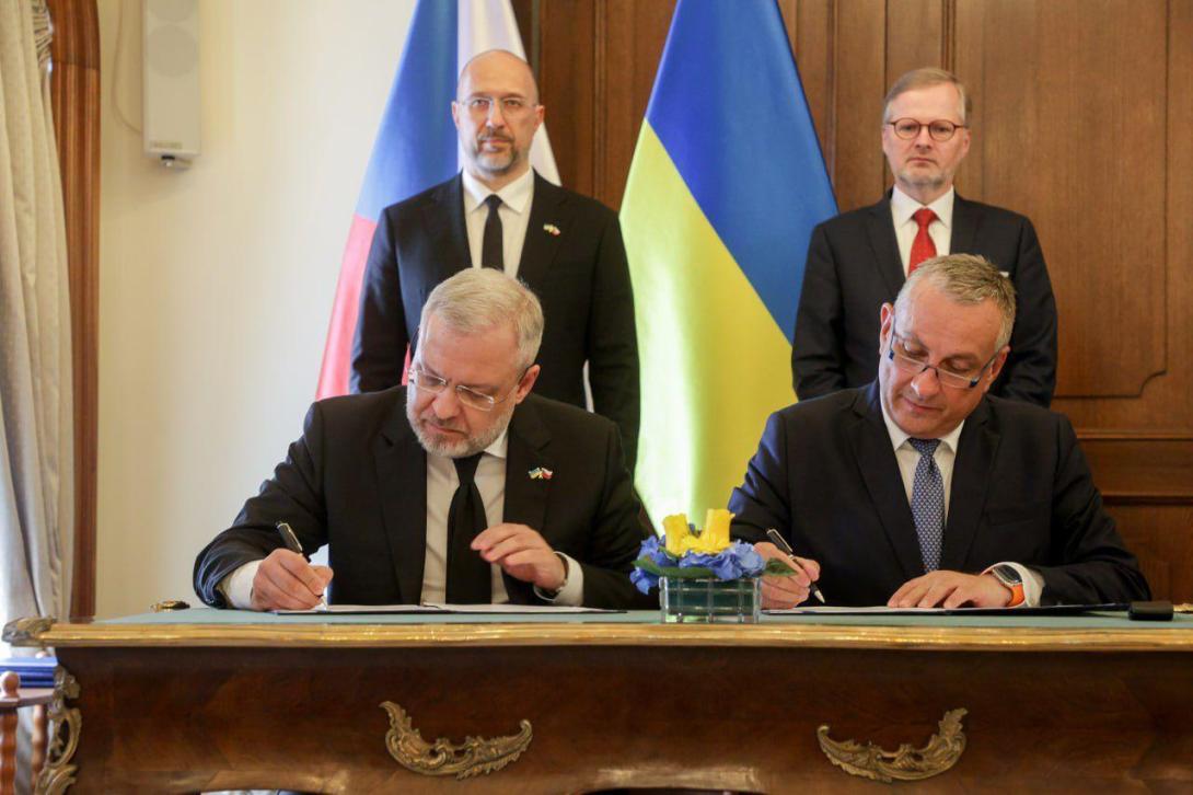 Україна та Чехія підписали Меморандум про співпрацю у сфері енергобезпеки, розвитку ВДЕ та розподіленої генерації