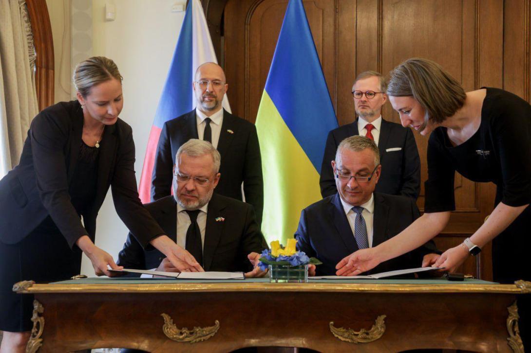 Україна та Чехія підписали Меморандум про співпрацю у сфері енергобезпеки, розвитку ВДЕ та розподіленої генерації