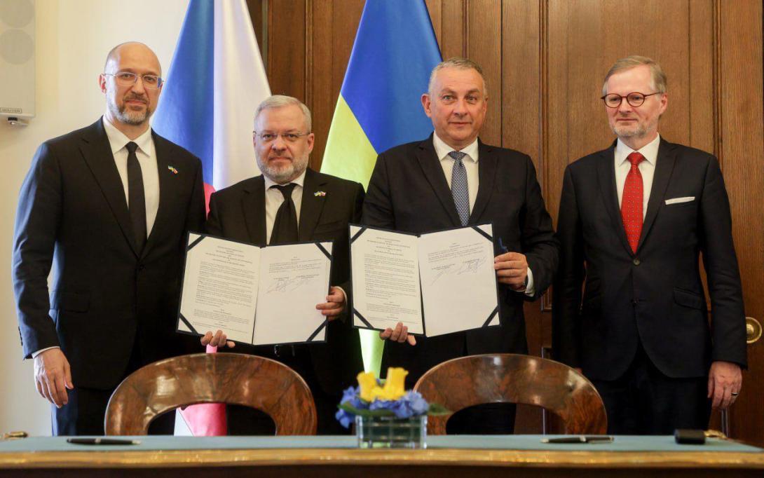 Україна та Чехія підписали Меморандум про співпрацю у сфері енергобезпеки, розвитку ВДЕ та розподіленої генерації