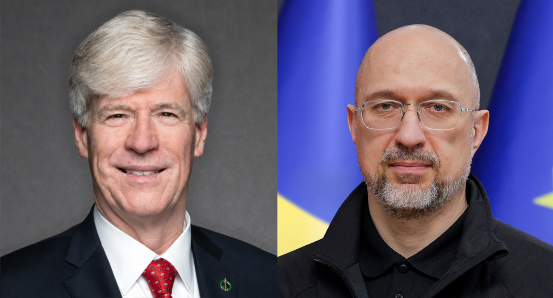 Денис Шмигаль провів зустріч з Міністром енергетики та природних ресурсів Канади Тімом Ходжсоном